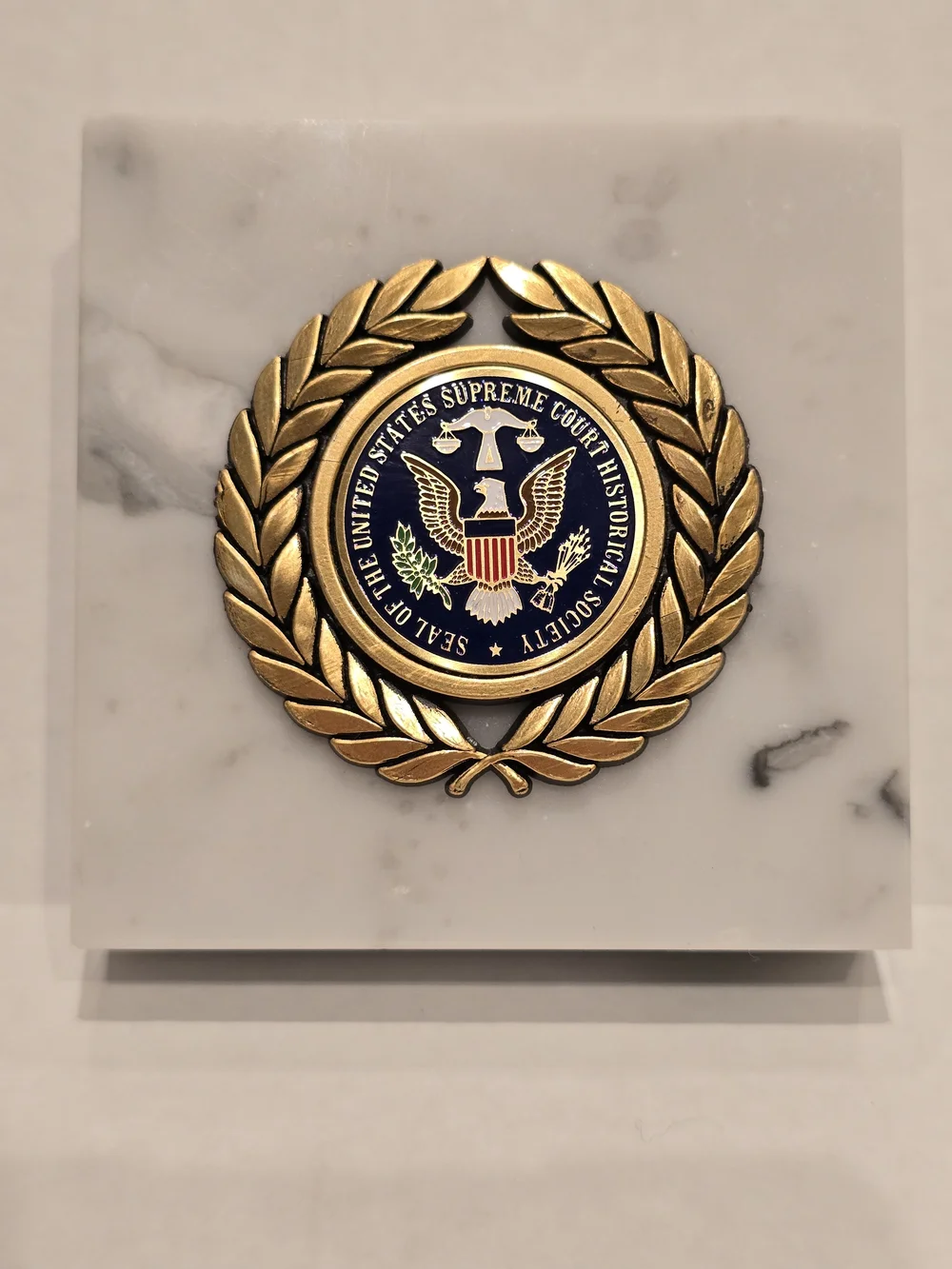 Vintage Supreme Court Historical Society paper weight